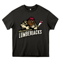 Asphalt muskegon lumberjacks dc143c Heavy Core Tee - linhVisuals