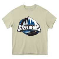 Mossy idaho steelheads mountain Heavy Core Tee - linhVisuals