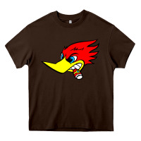 Chocolate Brown woody woodpecker tshirt Heavy Core Tee - linhVisuals