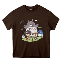 Chocolate Brown totorooo tshirt Heavy Core Tee - linhVisuals