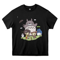 Black totorooo tshirt Heavy Core Tee - linhVisuals