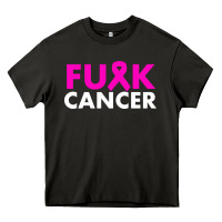 Asphalt fck cancer Heavy Core Tee - linhVisuals