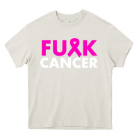 Cream fck cancer Heavy Core Tee - linhVisuals