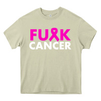 Mossy fck cancer Heavy Core Tee - linhVisuals