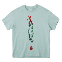 Arona Maldives Map Flag Drawing Line Art Heavy Core Tee - linhVisuals
