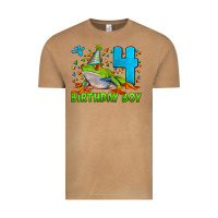 Vintage Camel birthday boy frog age 4 Vintage Tee - LillyAllenDesigns