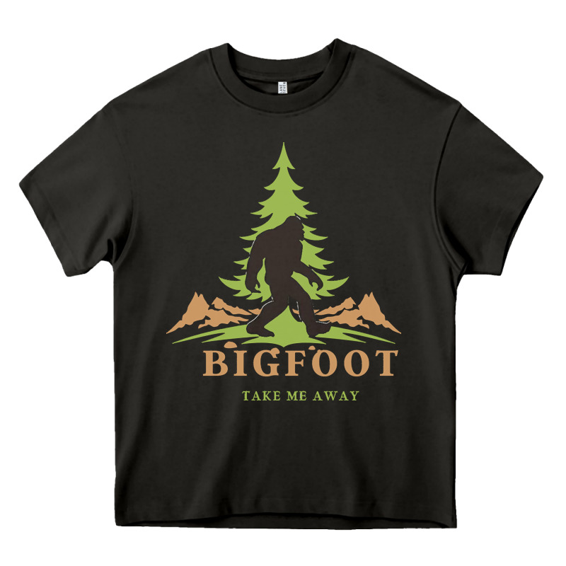 Bigfoot T  Shirt Bigfoot Take Me Away T  Shirt Heavy Core Tee by linhVisuals | Teevron