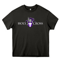 Asphalt holy cross crusaders Heavy Core Tee - linhVisuals