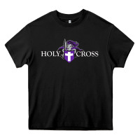 Black holy cross crusaders Heavy Core Tee - linhVisuals