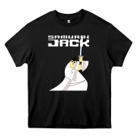 Black samurai jack Heavy Core Tee - linhVisuals