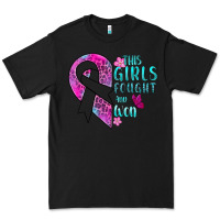 Black This Girls Fought and Won Cancer Premium Tee - BundleAndBundleShop