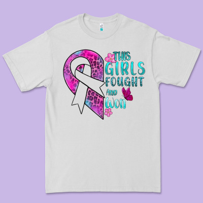 This Girls Fought And Won Cancer Premium Tee Designed By Bundleandbundleshop