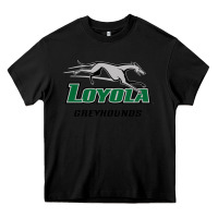 Black loyola (md) greyhounds Heavy Core Tee - linhVisuals