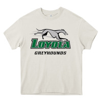 Cream loyola (md) greyhounds Heavy Core Tee - linhVisuals