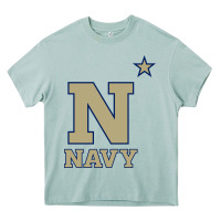 Arona navy midshipmen Heavy Core Tee - linhVisuals