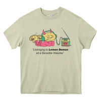 Mossy listening to lemon demon Heavy Core Tee - linhVisuals
