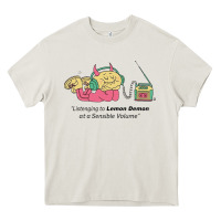 Cream listening to lemon demon Heavy Core Tee - linhVisuals