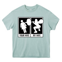 Arona your wife my wife weightlifting Heavy Core Tee - linhVisuals