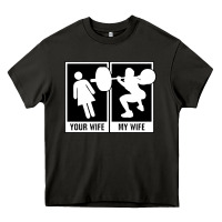 Asphalt your wife my wife weightlifting Heavy Core Tee - linhVisuals