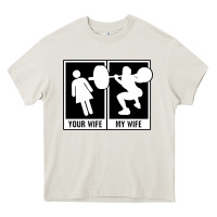 Cream your wife my wife weightlifting Heavy Core Tee - linhVisuals