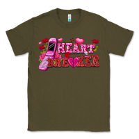 Army Green Heart breaker Valentine's Day Classic Tee - FaDigitalArtStudio