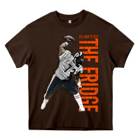 Chocolate Brown william perry spike Heavy Core Tee - linhVisuals