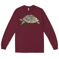 Burgundy Tortoise Illustrations Long Sleeve Tee - LillyAllenDesigns