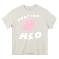 Cream what the heo Heavy Core Tee - linhVisuals