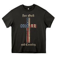 Asphalt for god and country cross american flag faith us patriotic tank top Heavy Core Tee - linhVisuals