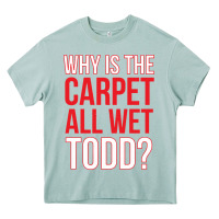 Arona why is the carpet all wet todd Heavy Core Tee - linhVisuals