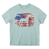 Arona great dane vintage american flag t shirt Heavy Core Tee - linhVisuals