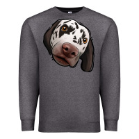 Charcoal Heather Dalmatian Premium Sweatshirt - Jasminsmagicworld