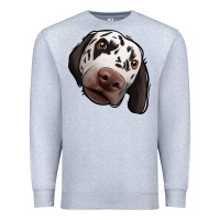 Heather Grey Dalmatian Premium Sweatshirt - Jasminsmagicworld