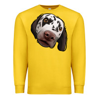 Lemon Dalmatian Premium Sweatshirt - Jasminsmagicworld