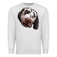 Oatmeal Heather Dalmatian Premium Sweatshirt - Jasminsmagicworld