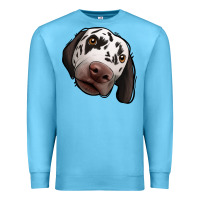 Ocean Blue Dalmatian Premium Sweatshirt - Jasminsmagicworld