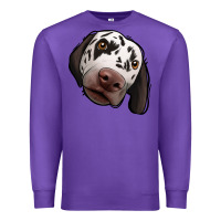 Purple Dalmatian Premium Sweatshirt - Jasminsmagicworld