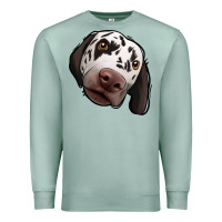 Seafoam Dalmatian Premium Sweatshirt - Jasminsmagicworld
