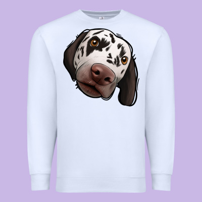 Dalmatian Premium Sweatshirt Designed By Jasminsmagicworld