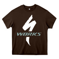 Chocolate Brown Specialized Bikes Bicycle Heavy Core Tee - linhVisuals