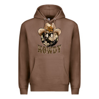 Chestnut howdy smiley face Premium Hoodie - BarkalooDesign