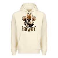 Sandshell howdy smiley face Premium Hoodie - BarkalooDesign