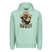 Seafoam howdy smiley face Premium Hoodie - BarkalooDesign