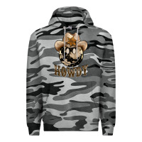 Slate Camo howdy smiley face Premium Hoodie - BarkalooDesign