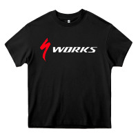 Black Specialized Bikes Bicycle Heavy Core Tee - linhVisuals