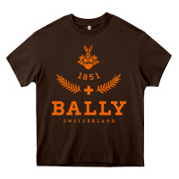 Chocolate Brown bally Heavy Core Tee - linhVisuals