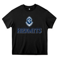 Black st  augustine preparatory schoo Heavy Core Tee - linhVisuals