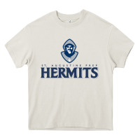Cream st  augustine preparatory schoo Heavy Core Tee - linhVisuals