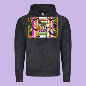 Trick Rawr Treat Kids Bottle Vintage Hoodie Designed By Artiststas