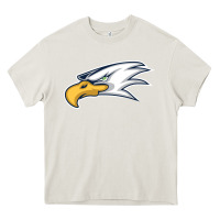 Cream eagle high school Heavy Core Tee - linhVisuals